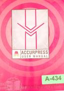 Accurpress-Accurpress AP2, Controller Operations and Programming Manual 1989-AP2-01